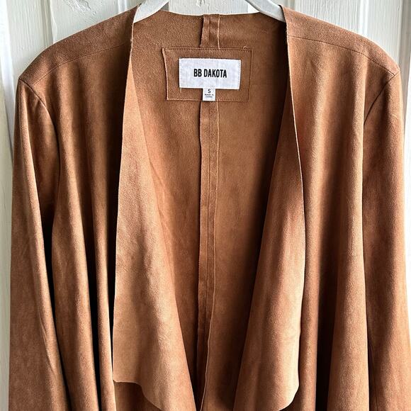 BB Dakota Vegan Suede Leather Jacket - Picture 3 of 8